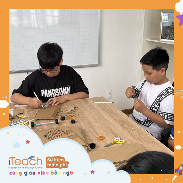 sự kiện STEAM English tại iTeach