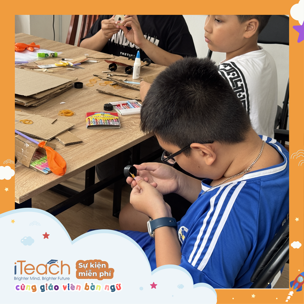 sự kiện STEAM English tại iTeach