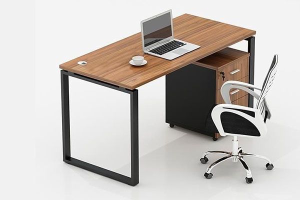 Bàn làm việc 1m6 chân sắt - phong cách tối giản, hiện đại, dễ bài trí trong mọi không gian