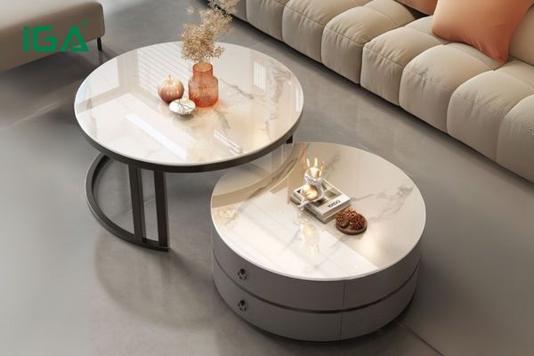 Bàn trà thông minh có ngăn kéo đựng đồ