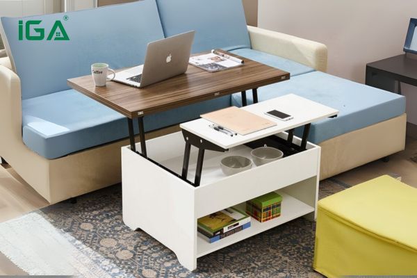 Bàn trà thông minh kết hợp bàn ăn GP283 phù hợp căn hộ nhỏ