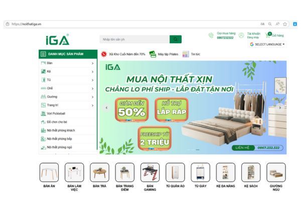 Địa chỉ mua bàn trà thông minh uy tín noithatiga