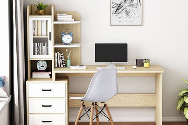 Bàn làm việc 1m6 liền hộc – tích hợp không gian lưu trữ tiện lợi cho dân văn phòng