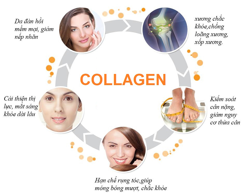 công dụng của collagen dạng viên