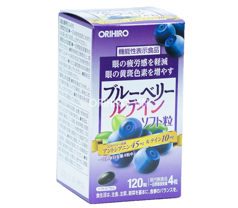 Viên uống bổ mắt việt quất Blueberry Orihiro Nhật Bản