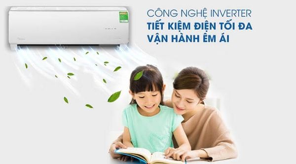 Điều hòa Casper 12.000 BTU sử dụng công nghệ inverter điều chỉnh công suất làm lạnh một cách ổn định và chính xác