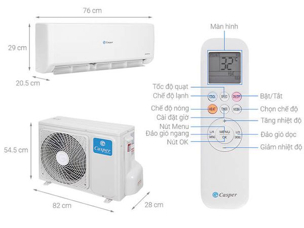 Cách tắt điều hòa bằng điều khiển: Để tắt máy, nhấn lại nút