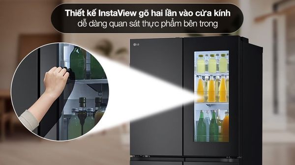 Tủ lạnh LG LFI50BLMAI có các công nghệ mới giúp thực phẩm luôn tươi ngon.