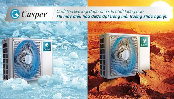 Casper TC-12IS36 sở hữu thiết kế nhỏ gọn, thanh lịch với màu trắng tinh tế, dễ dàng phù hợp với mọi phong cách nội thất.