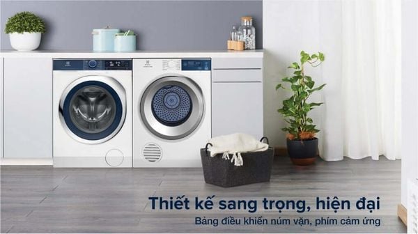 Máy sấy quần áo Electrolux 8.5 kg EDS854J3WB Trắng