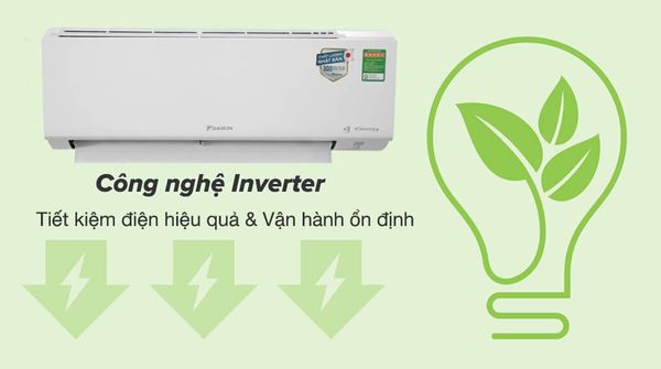 Điều hòa 1 chiều Daikin FTKB25YVMV có công suất làm lạnh 9000 BTU và được thiết kế để sử dụng trong phòng có diện tích từ 15-20 mét vuông