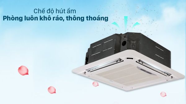Điều hòa Panasonic S-18PU2H5M có thiết kế âm trần dạng cassette và phù hợp cho những không gian yêu cầu sự sang trọng và hiện đại