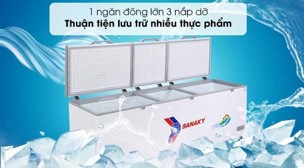 Tủ đông Alaska BCD 4567N được trang bị dàn lạnh ống đồng giúp làm lạnh nhanh và bảo quản thực phẩm lâu hơn