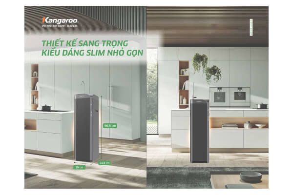 Máy Lọc Nước Kangaroo Waterfall KG10W1 10 Lõi thiết kế nhỏ gọn
