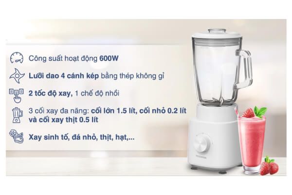 Máy xay sinh tố đa năng Toshiba BL-70GR2UV