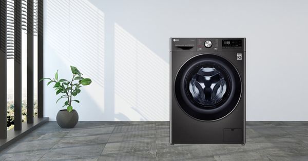Máy giặt LG Inverter 10.5 kg FH4G1JCSW có công nghệ inverter tự động điều chỉnh công suất, tiết kiệm điện và giảm tiếng ồn khi giặt.