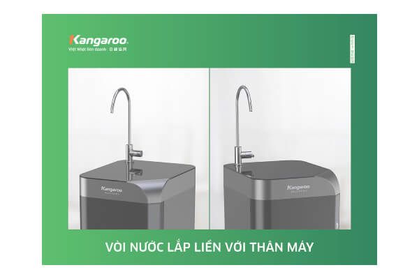 Máy Lọc Nước Kangaroo Waterfall KG10W1 10 - vòi nước liền với thân máy