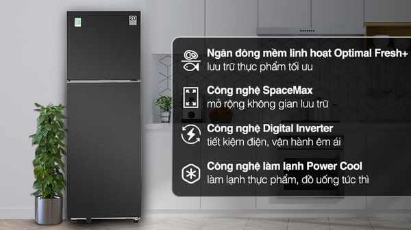 Samsung RS20N3000WW phù hợp với gia đình nhỏ với từ hai đến bốn người vì nó có dung tích 200 lít.