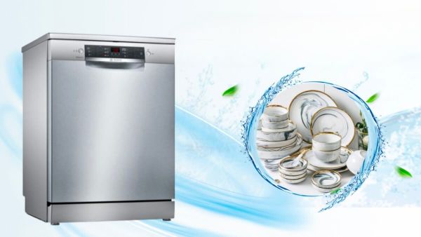 máy rửa bát Bosch tiết kiệm diện tích, làm cho nó thẩm mỹ và gọn gàng.
