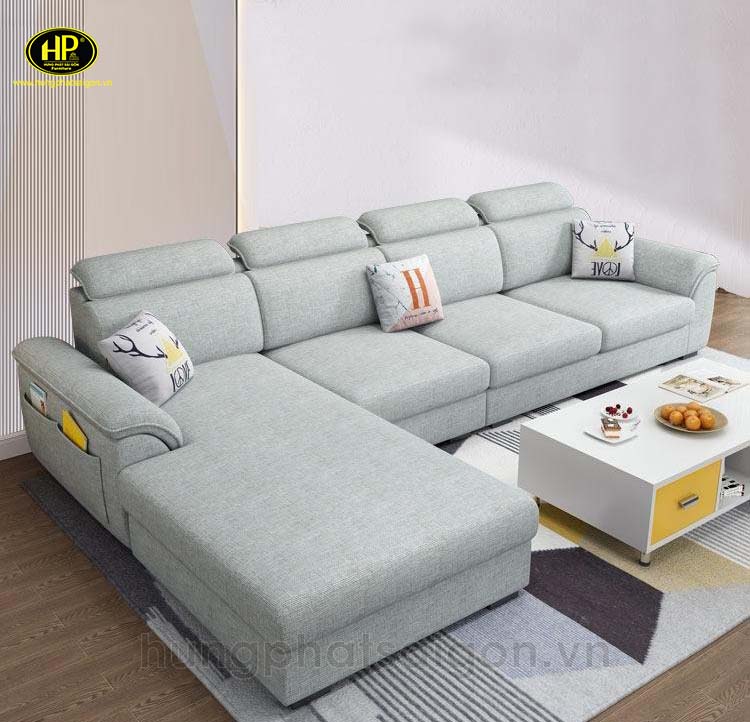 sofa góc vải H-284