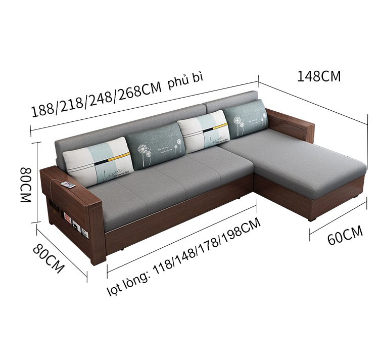 sofa giường nhập khẩu