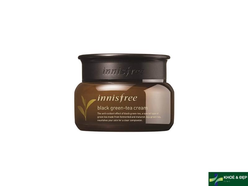 Kem dưỡng da chống lão hóa Innisfree Black Green Tea Cream