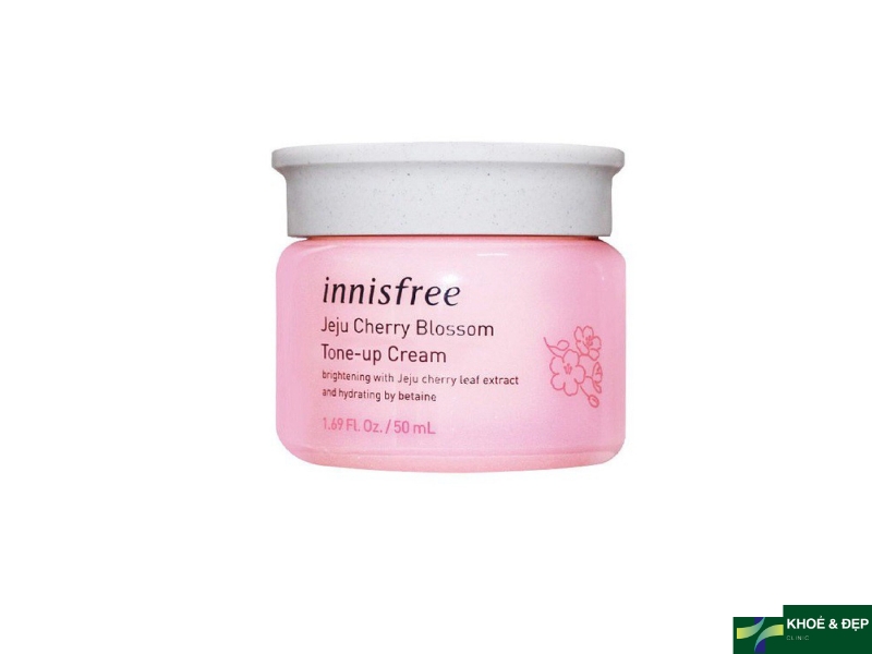 Kem chống lão hóa Hàn Quốc Jeju Cherry Blossom Tone Up Cream của Innisfree