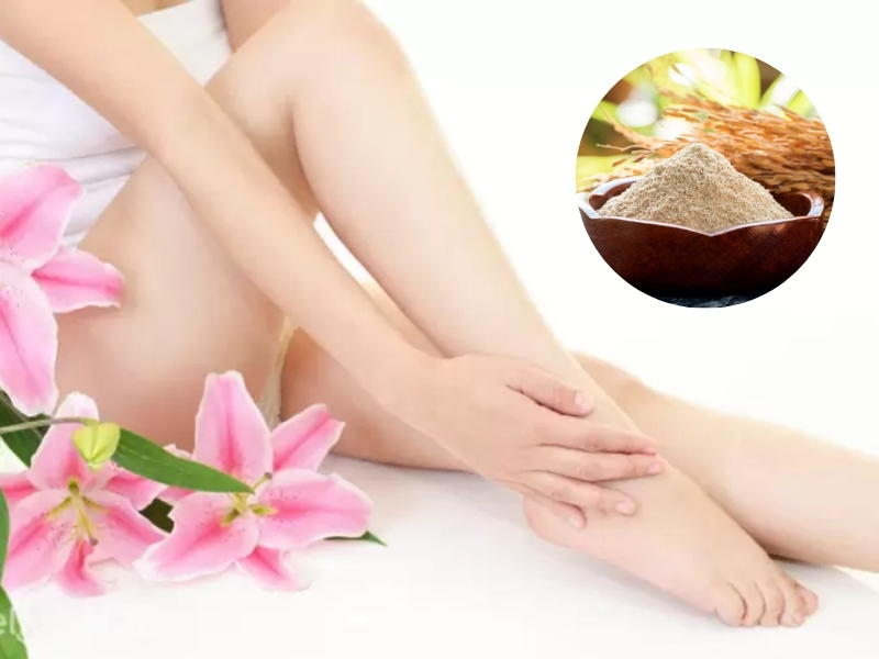 Sử dụng bột cám gạo