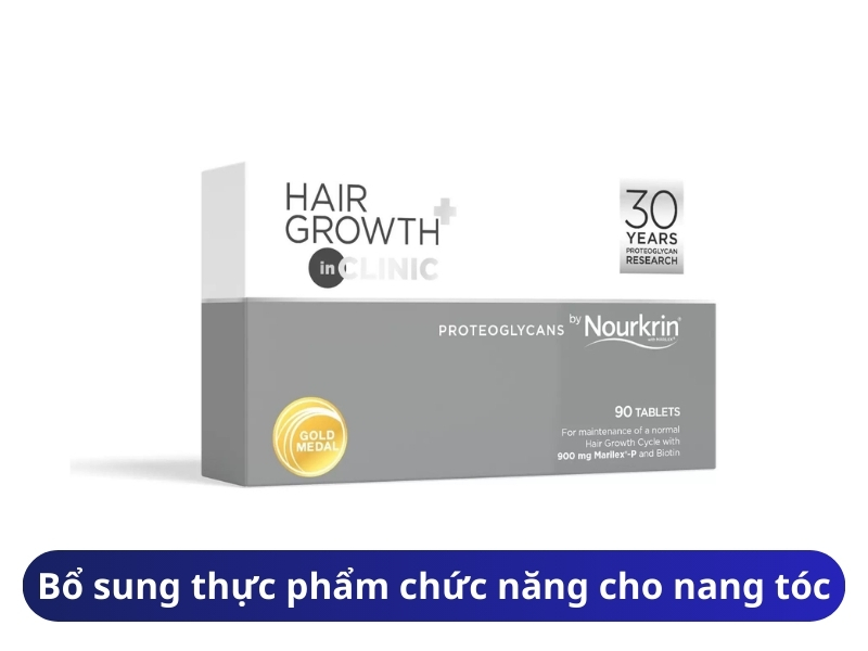 Bổ sung thực phẩm chức năng cho nang tóc