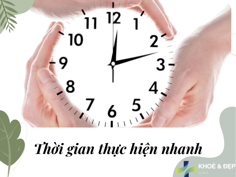 Thời gian thực hiện nhanh