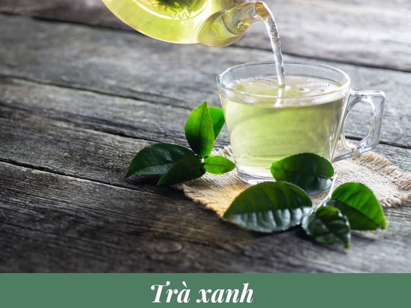 Trà xanh - thực phẩm tốt cho da