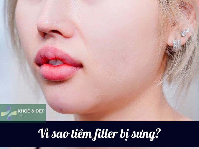 Nguyên nhân làm môi bị sưng sau khi tiêm