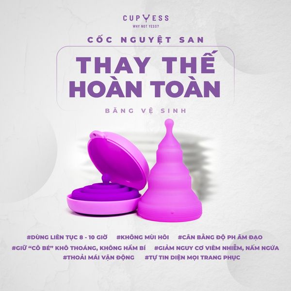 Có nên dùng Cốc Nguyệt San thay thế băng vệ sinh không?