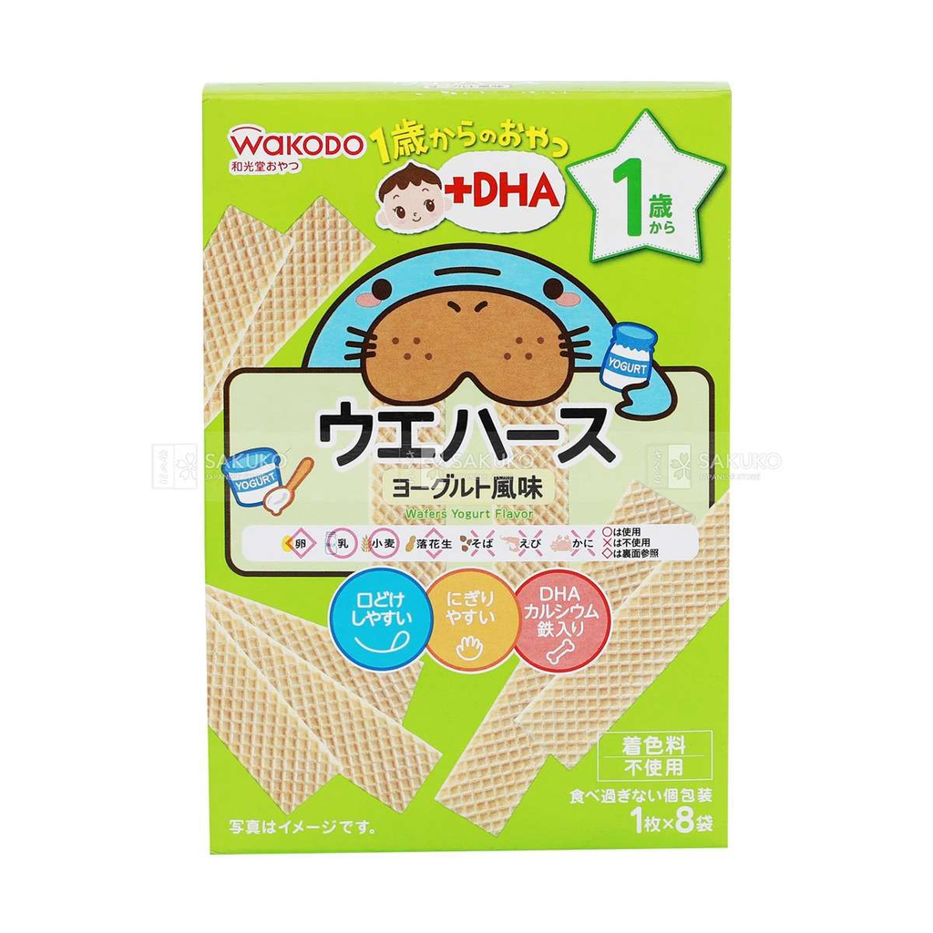 Bánh ăn dặm Wakodo vị sữa chua giòn tan kích thích vị giác của bé