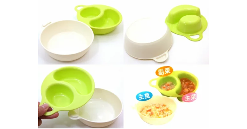 Bát ăn cho bé Inomama màu xanh an toàn cho bé