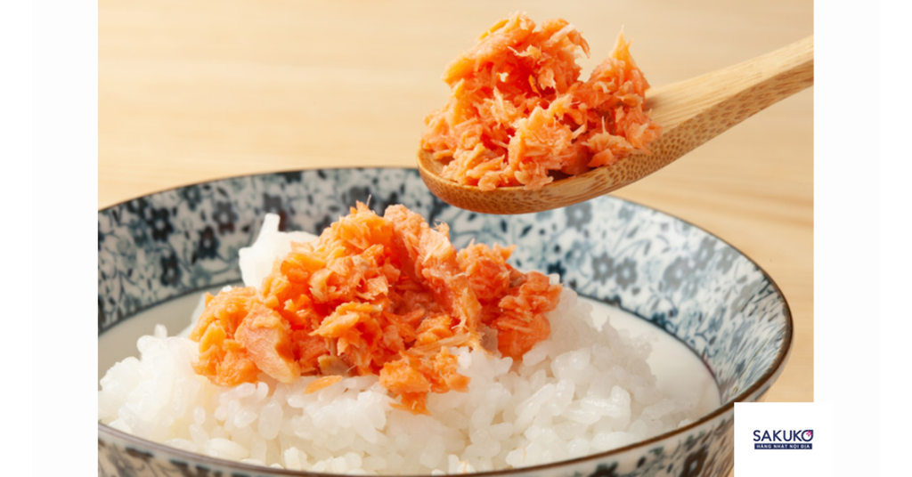 Cách sử DOUNAN - Ruốc cá hồi 200g nắp đỏ