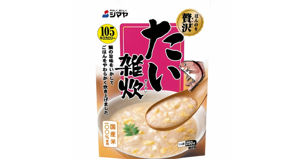 Công dụng của SHIMAYA Cháo cá Tráp đỏ gói 250g