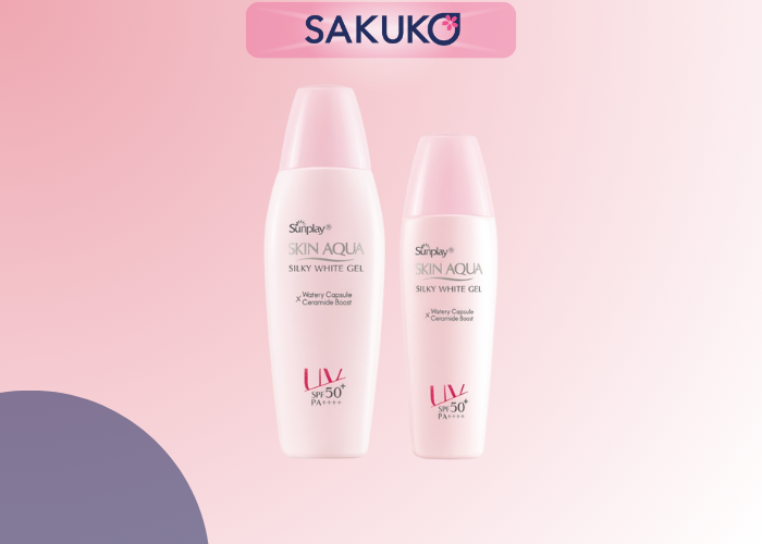 Kem chống nắng Skin Aqua màu hồng