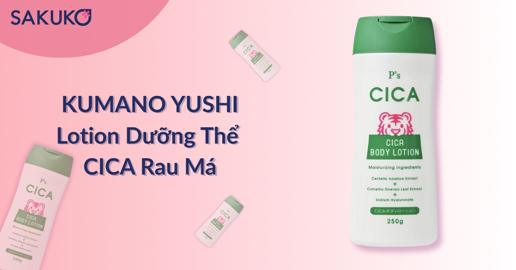 Lotion dưỡng thể P's CiCa KUMANO YUSHI