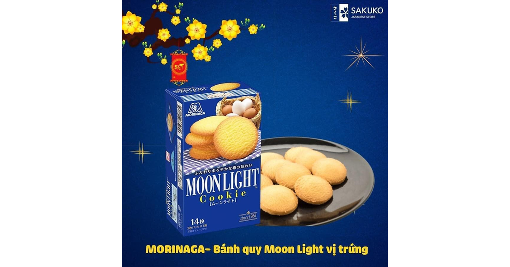Công dụng của MORINAGA Bánh quy Moon Light vị trứng 14 chiếc