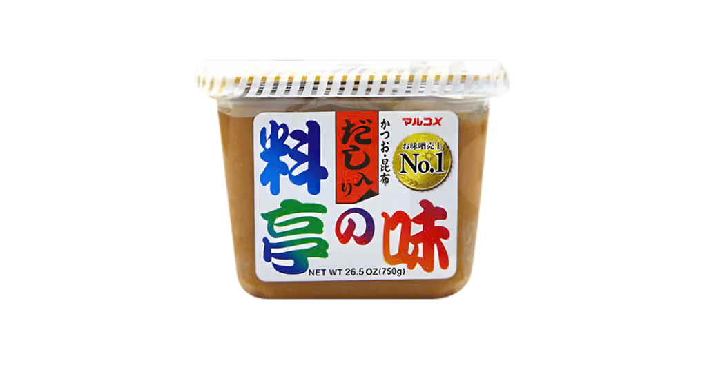 Thành phần của MARUKOME Tương miso Ryotei-No-Aji giảm muối 750g