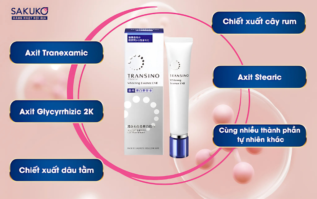 Thành phần tinh chất trị nám Melano Signal 50g