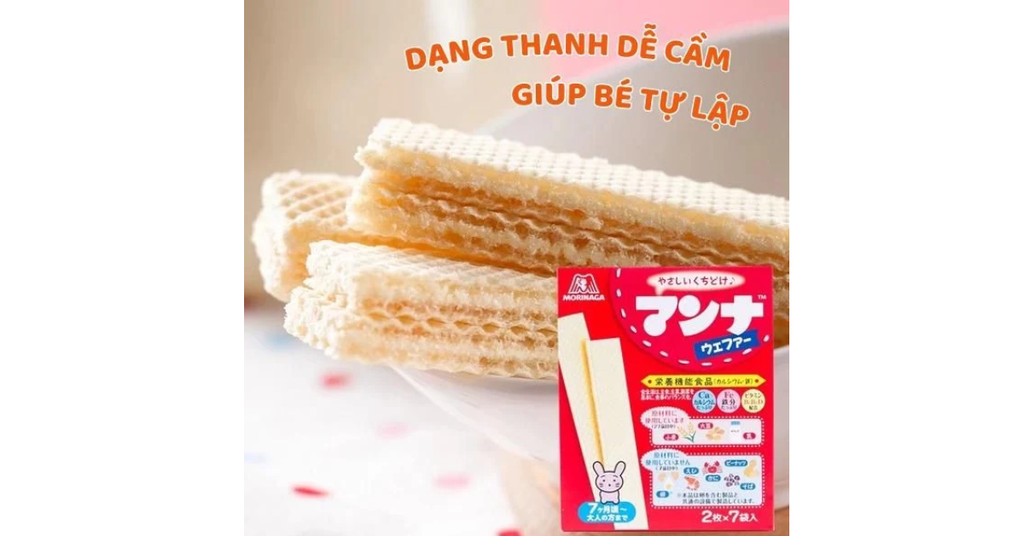 Cách sử dụng bánh kem xốp Manna 14 cái (9 tháng)