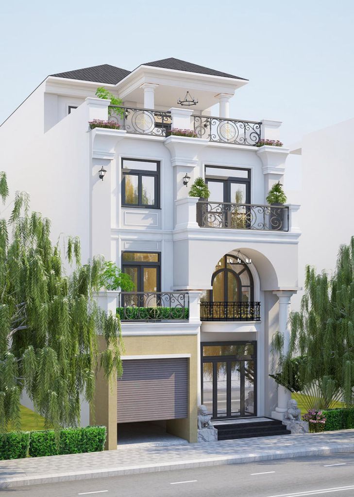Biệt thự phố 4 tầng – Giải pháp tối ưu đất đô thị