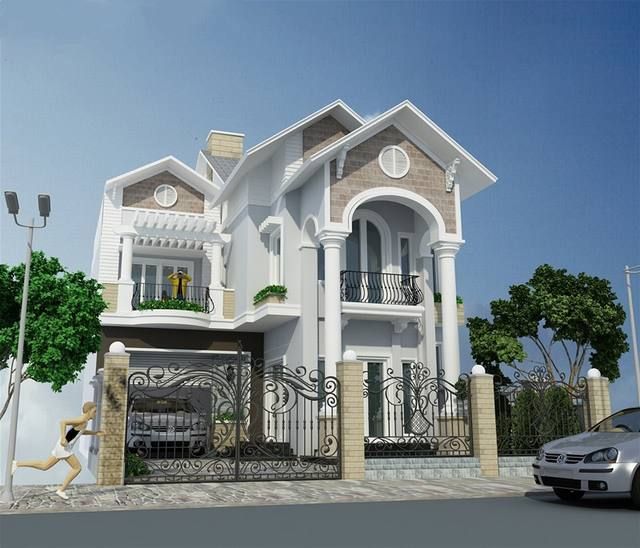 Lưu ý khi thi công biệt thự mái Thái diện tích lớn