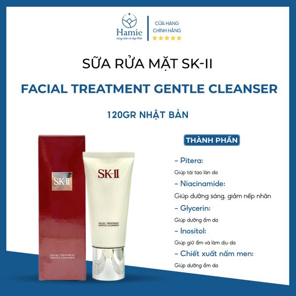 Thành phần sản phẩm Sữa Rửa Mặt SK-II Facial Treatment