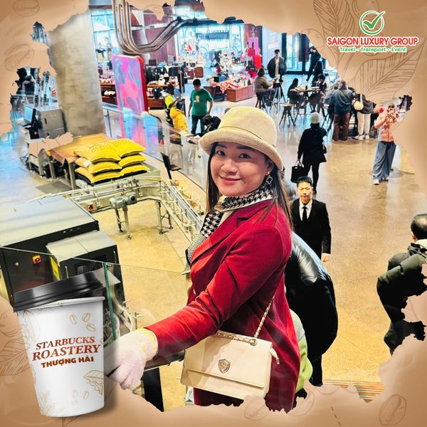 Tham quan Starbucks Reserve Roastery khi đặt tour đi Thượng Hải