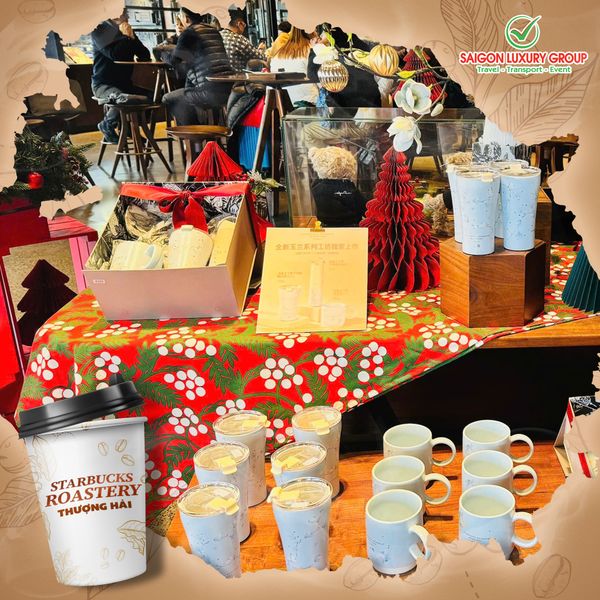 Tham quan Starbucks Reserve Roastery khi đặt tour đi Thượng Hải