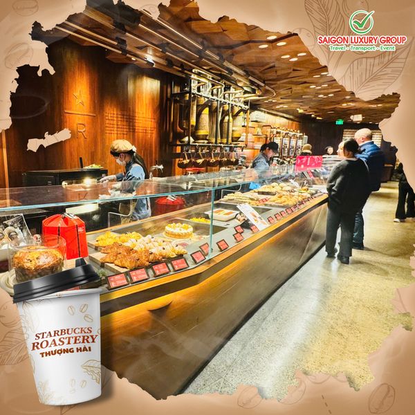 Tham quan Starbucks Reserve Roastery khi đặt tour đi Thượng Hải