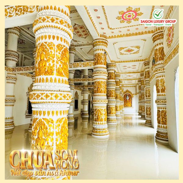 Chánh điện chùa Sam Rong